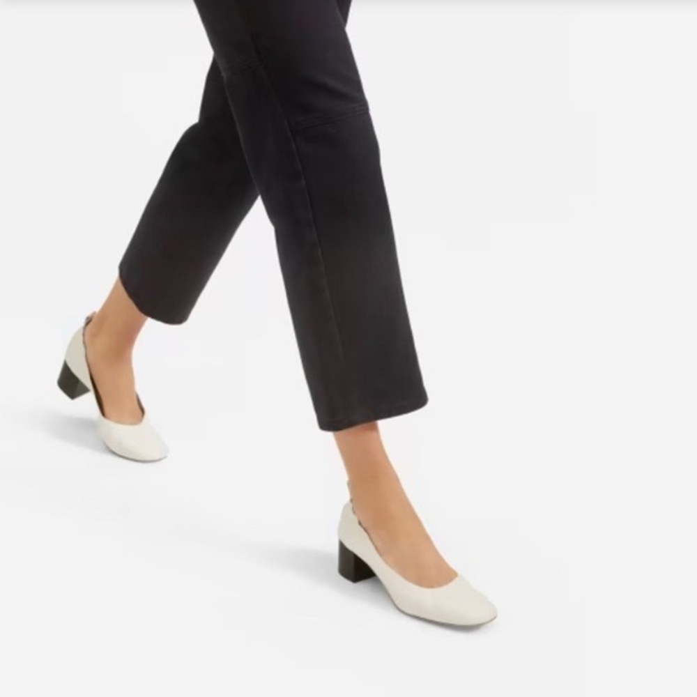 Everlane Italian leather day pumps